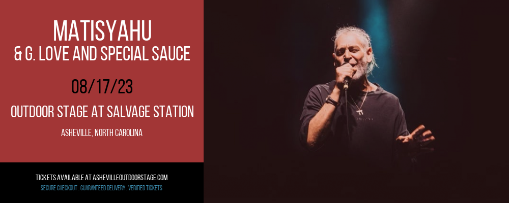 Matisyahu & G. Love and Special Sauce at Outdoor Stage At Salvage Station