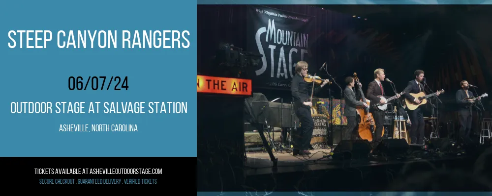 Steep Canyon Rangers at Outdoor Stage At Salvage Station